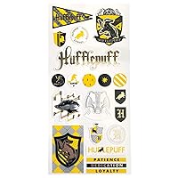Paper House Productions Harry Potter Hogwarts Hufflepuff House Shiny Foil Enamel Effect Sticker Sheet for Crafts, Scrapbooking & Collecting