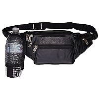 Netted Water Bottle Fanny Pack Waist Bag Pouch