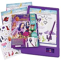 Make It Real - Disney Descendants Royal Wedding Sketchbook with Tracing Light Table. Fashion Design Tracing and Drawing Kit for Girls