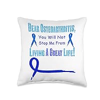 Osteoarthritis Awareness Throw Pillow