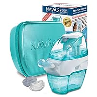 Navage Starter Bundle - Navage Nasal Irrigation System - Saline Nasal Rinse Kit with 1 Navage Nose Cleaner, 30 SaltPods and Teal Travel Case