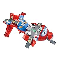 Super Wings Jett's Takeoff Tower 2-in-1 Airplane Toys Playset with 2