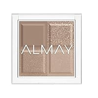 Eyeshadow Palette, Longlasting Eye Makeup, Single Shade Eye Color in Matte, Metallic, Satin and Glitter Finish, Hypoallergenic, 130 The World Is My Oyster, 0.1 Oz