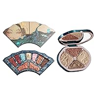 FLORASIS Floral Engraving Odey Makeup Palette (The Encounter) & Constellation Floral Engraving Contour Palette