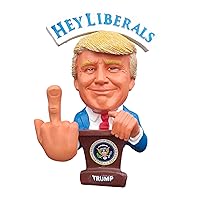 Donald Trump Doll - This Bobblehead Trump Has A Bobbling Middle Finger Instead of Head | Hey Liberals Hey Media Joe | Trump 2024 Election #MAGA