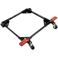 2000 Adjustable Mobile Base For Power Tools, Large Machinery, 500-pound Weight Capacity, Black, 1