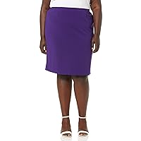 Calvin Klein Women's Plus Size Scuba Crepe Skirt