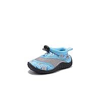 RocSoc Unisex-Child Summer Barefoot Mesh Water Sport Aqua Shoes | Breathable, Toggle Lace Athletic Beach Footwear