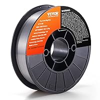 VEVOR Flux Core Welding Wire, E71T-GS 0.035-inch 10LBS, Gasless Mild Steel MIG Welding Wire with Low Splatter for All Position Arc Welding and Outdoor Use