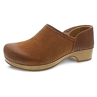 Dansko Brenna Slip On Clogs for Women - Memory Foam and Arch Support for All -Day Comfort and Support - Lightweight EVA Oustole for Long-Lasting Wear