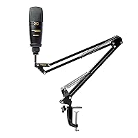 Marantz Professional Pro Complete Podcast Kit - USB Condenser Studio Microphone, Audio Interface, Fully-Adjustable Broadcast Stand and USB Cable - Pod Pack 1