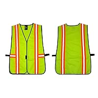 G & F 41113 Industrial Safety Vest with Reflective Stripes