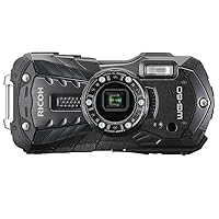 RICOH Waterproof Digital Camera WG-60 Black 14m Withstand Shock 1.6m Cold -10 BK 03825