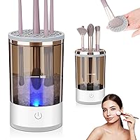 Electric Makeup Brush Cleaner, Automatic Spinning Brushly Pro Makeup & Cosmestic Brush Cleaner, Deep and Gentle Cleaning Brush Blender for All Size Beauty Makeup Brushes, Gift for Women Wife