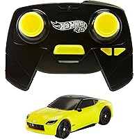 Hot Wheels 1:64 Scale RC Toy Car, Remote-Control Nissan Z for On- or Off-Track Play