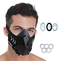 FDBRO Sports Mask 12 Breathing Levels Pro Workout Mask for Fitness,Running,Resistance,Cardio,Endurance Mask for Fitness Sport Mask