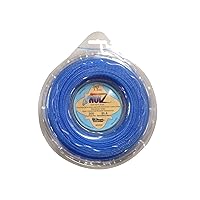 .065-Inch-by-300-Foot Spool Commercial Grade Spiral Twist Quiet 1/2-Pound Grass Trimmer Line, Blue LN065DS-12