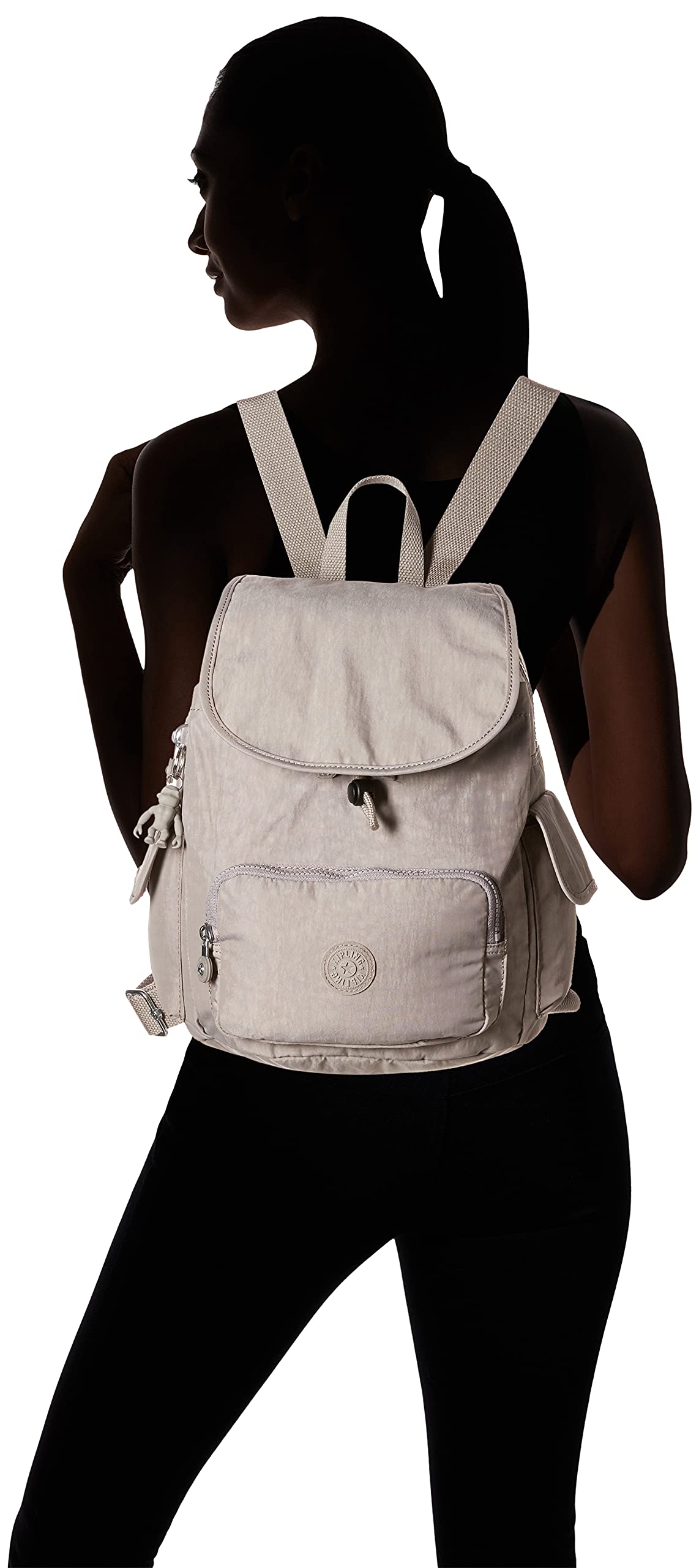 Kipling Women's City Pack Small Backpack, Lightweight Versatile Daypack, Bag, Grey Gris