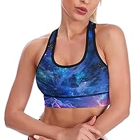 Beautiful Sky Breathable Sports Bras for Women Workout Yoga Vest Underwear Crop Tops Gym