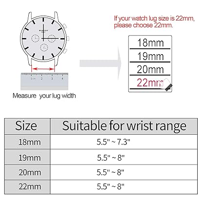 EACHE Leather Watch Bands For Men Vintage Watch Straps For Women Crazy Horse/Oil Wax/Suede/Vegetable-Tanned Leather Replacement Watchband 18mm 19mm 20mm 22mm