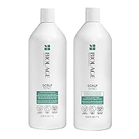 Scalp Sync Calming Shampoo & Universal Conditioner Set | Calms & Hydrates Dry or Irritated Scalp | Paraben & Silicone Free | For Sensitivity Control | Vegan & Cruelty Free