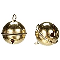 HOBBY 2503506 Metal Bells Spherical Pack of 2 35 mm Diameter – Gold