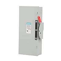Siemens DTNF363 100-Amp, 3 Pole, 600-volt, 3 Wire, Non-Fused Double Throw, Type 1
