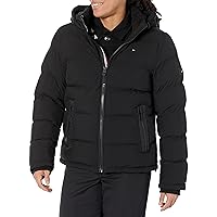 Tommy Hilfiger Men's Quilted Hooded Puffer Jacket