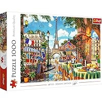 Trefl Parisian Morning 1000 Piece Jigsaw Puzzle Red 27