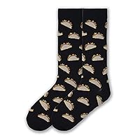 K. Bell Socks Men's Fun Food & Drink Crew Socks-1 Pairs-Cool & Funny Pop Culture Gifts