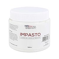 Impasto Clear Gel Acrylic Medium, 500ml Tub