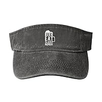 Beer Eat Sleep Repeat Empty Top Baseball Cap Cool Sunhat Visor Beathable Ball Caps for Men Women