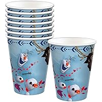 Disney Frozen 2 Party Cups - 9 oz. (Pack of 8) - Durable & Vibrant Design - Perfect for Birthday Celebrations, Movie Nights, and Magical Adventures