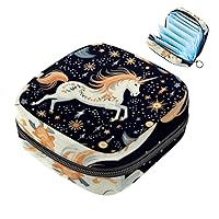 Makeup Bag Starry Unicorn Cosmetic Bag Makeup Pouch Travel Toiletry Bag Organizer Storage Bag for Women Girls,