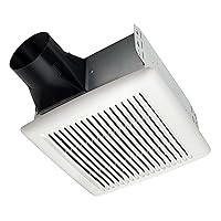 Broan-NuTone A80 Ventilation Fan with Roomside Installation, 80 CFM, 2.0 Sones White