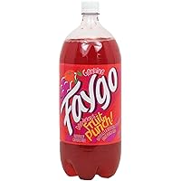 Faygo fruit punch flavor carbonated soda, 2-liter plastic bottle