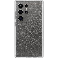 OtterBox Samsung Galaxy S24 Ultra Symmetry Series Clear Case - STARDUST (Clear/Glitter), ultra-sleek, wireless charging compatible, raised edges protect camera & screen