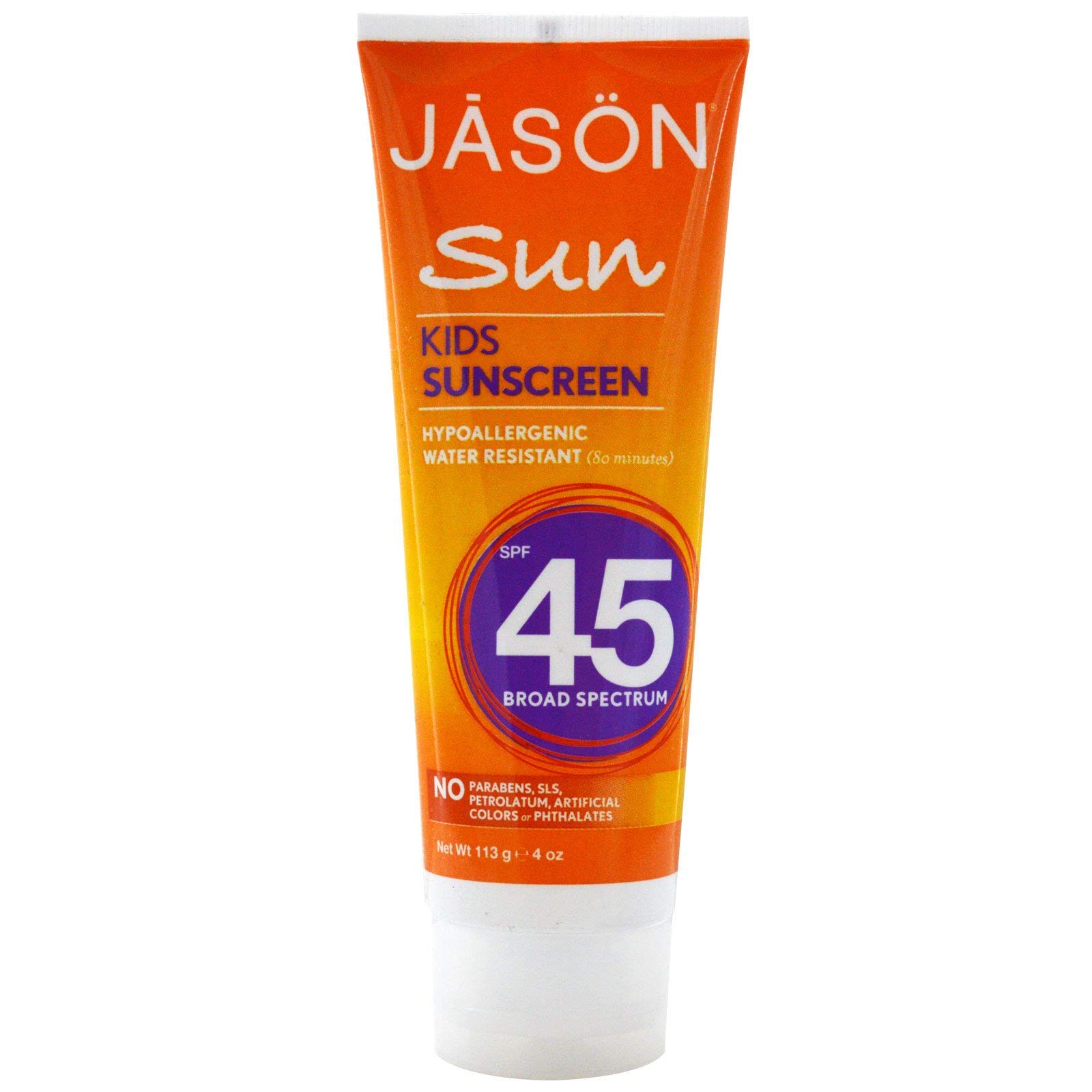 Jason Kids Sunscreen Lotion SPF 45 4 oz (Pack of 3)