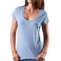 Naked Womens Essential Cotton Stretch Tee Shirt