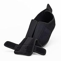 Men's 80-D Memory Foam Adjustable Wide Diabetic Slippers for Swollen Feet, Edema, Arthritis, Elderly Indoor/Outdoor