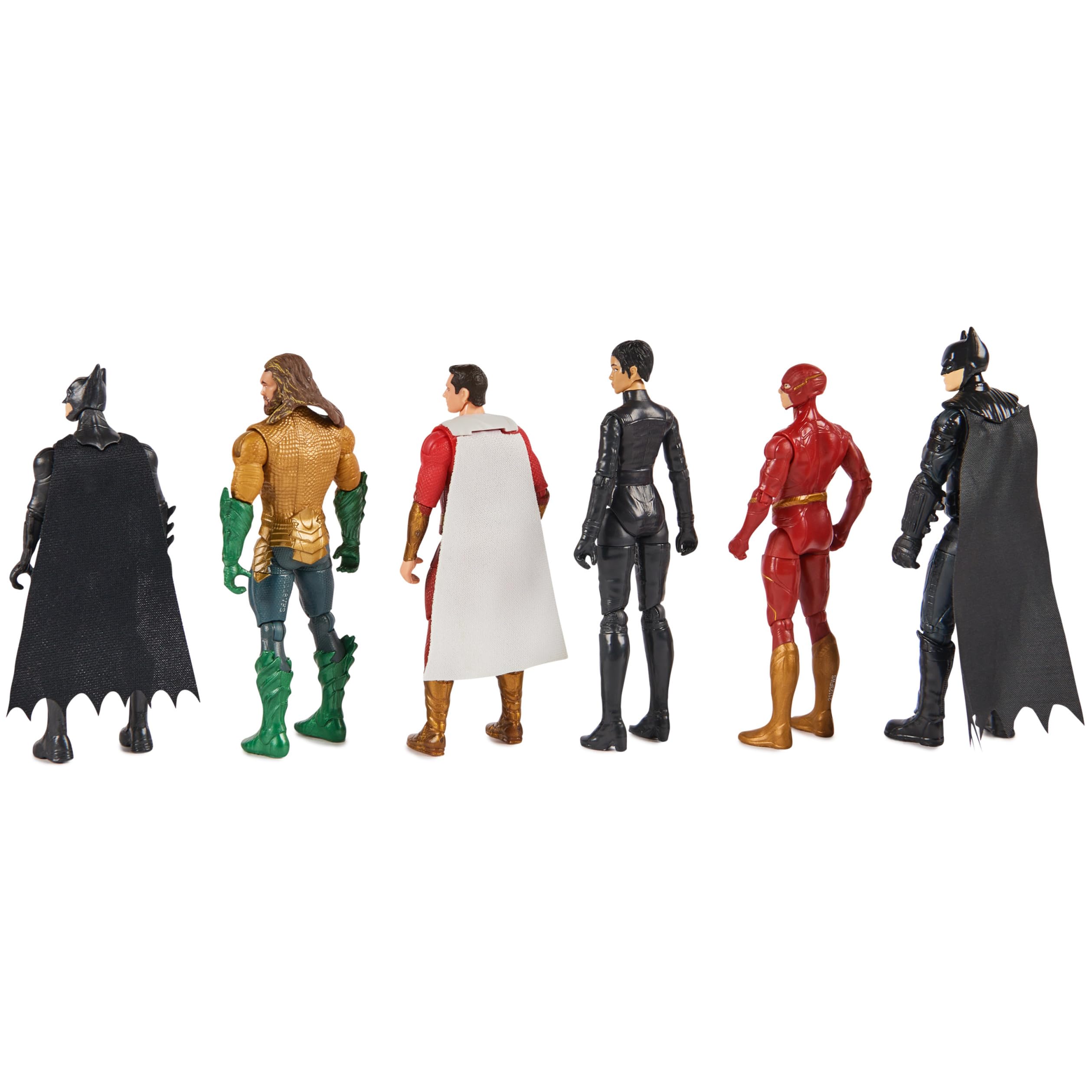 DC Comics, DC Theatrical Multi-Pack (Limited Edition), 6 Iconic Super Hero Action Figures, 4-inch Tall, WB 100 Years Anniversary Collectible, Superhero Kids Toys for Boys and Girls, Ages 3+