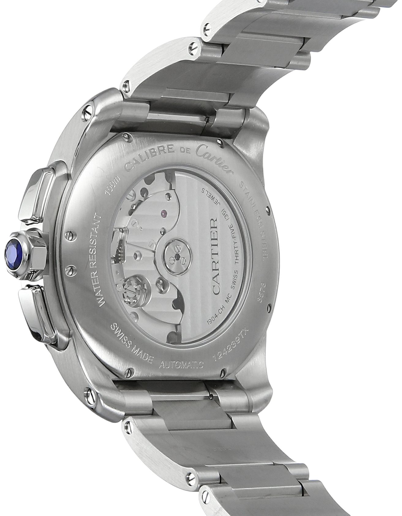 Cartier Men's W7100061 Analog Display Swiss Automatic Silver Watch