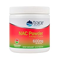 NAC Powder with N-Acetyl L-Cysteine Amino Acids | 600 mg to Support Immune System and Normally Functioning Liver and Kidneys | Natural Watermelon Flavor | 30 Servings, 2.6 oz jar