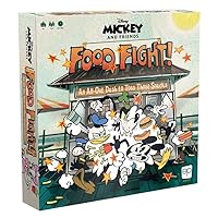 Disney Mickey and Friends Food Fight | Quick-Rolling Family Dice Game Featuring Mickey Mouse, Donald Duck, Minnie Mouse, Goofy, and Daisy Duck | Great Kids Game & Family Board Game