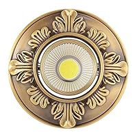 2.5inch-4inch Brass Downlight Led Spotlight Ceiling Lamp for Living Room Retro Recessed Ceiling Light Three-Tone Light Downlight Bull's Eye Light 3W-10W Ceiling Lights