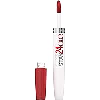 New York Maybelline Super Stay 24 2-step Long Lasting Liquid Lipstick and Lip Balm, Brooklyn Sunset, 1 Kit, 925 Brooklyn Sunset, 1 count (Pack of 2)