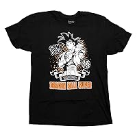 Dragon Ball Super Son Goku Adult T Shirt (Medium) Black