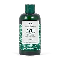 The Body Shop Tea Tree Skin Clearing Body Wash – Daily Wash for Clearer Looking Skin – For Oily, Blemished Skin – 8.4 oz