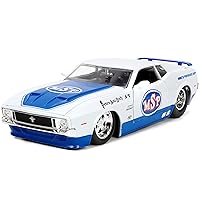 Big Time Muscle 1:24 1973 Ford Mustang Mach 1 Die-cast Car, Toys for Kids and Adults