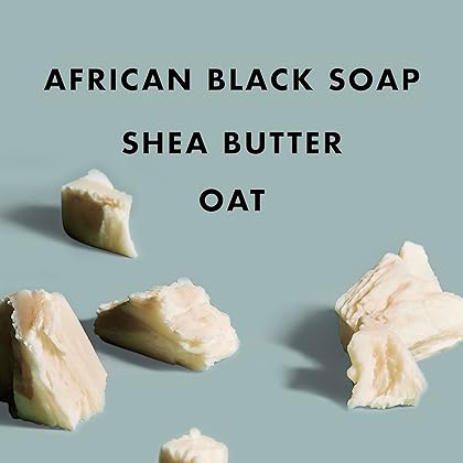 SheaMoisture Bar Soap African Black Soap for Troubled Skin Cleanser with Shea Butter 8 oz